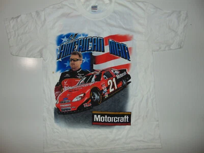 Ricky Rudd #21 NASCAR Vintage Racing 2-Sided T-Shirt Men's Large ALL AMERICAN - Image 1 of 4