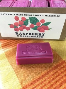 Raspberry & Marshmallow Soap 100g Bar - Australian Made - Picture 1 of 3