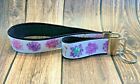 Key Fob Chain Holder Wrist Lanyard Strap Hands Free Watercolor Succulents Pink