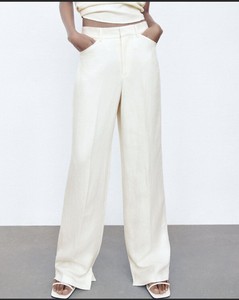 Pantalones beige de mujer | Nueva Colección Online | ZARA España