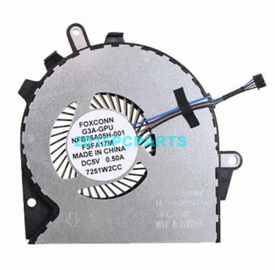Original New for HP OMEN 15-CE 17-AN G3A-GPU Cooling Fan 929456-001 - Image 1 of 2