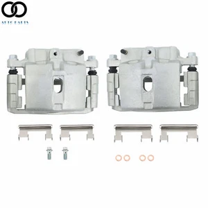 Pair Front Brake Caliper w/Bracket For Chevy Silverado 1500 GMC Sierra Yukon - Picture 1 of 10