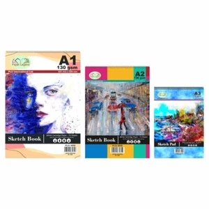A1 + A2 + A3 Sketch Pads Spiral White Paper Artist Doodling Drawing Arts Craft - Picture 1 of 16