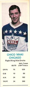 1970-71 Dad's Cookies Chico Maki Chicago Blackhawks EXMT - Picture 1 of 2