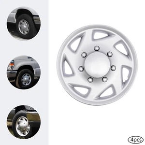 4PCS ABS Hub Caps Fits For 99-18 Ford Econoline E250 E350 E450 F8uz1130aa - Picture 1 of 16
