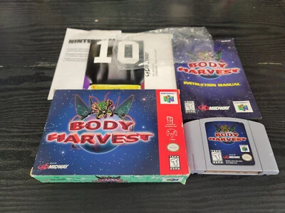 Body Harvest Nintendo 64 N64 Completo En Caja CIB Gran Forma Con Reg Foto 1 de 4
