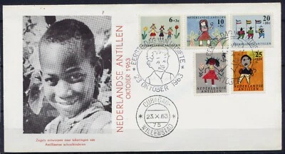 FDC Netherlands Antilles, 1963. Youth welfare  - Image 1 of 3