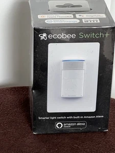 Ecobee Smart Light SWITCH + EB-SMSWV-01 WEISS integriertes Alexa Home Office NEU OVP - Bild 1 von 4