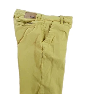 Mavi Shorts Mens 34 Yellow Jacob Stretch Chino Golf Casual Flat Front - Picture 1 of 8
