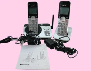 Sistema telefónico inalámbrico VTech CS5229-2 2 teléfonos contestador automático - probado funciona - Imagen 1 de 10