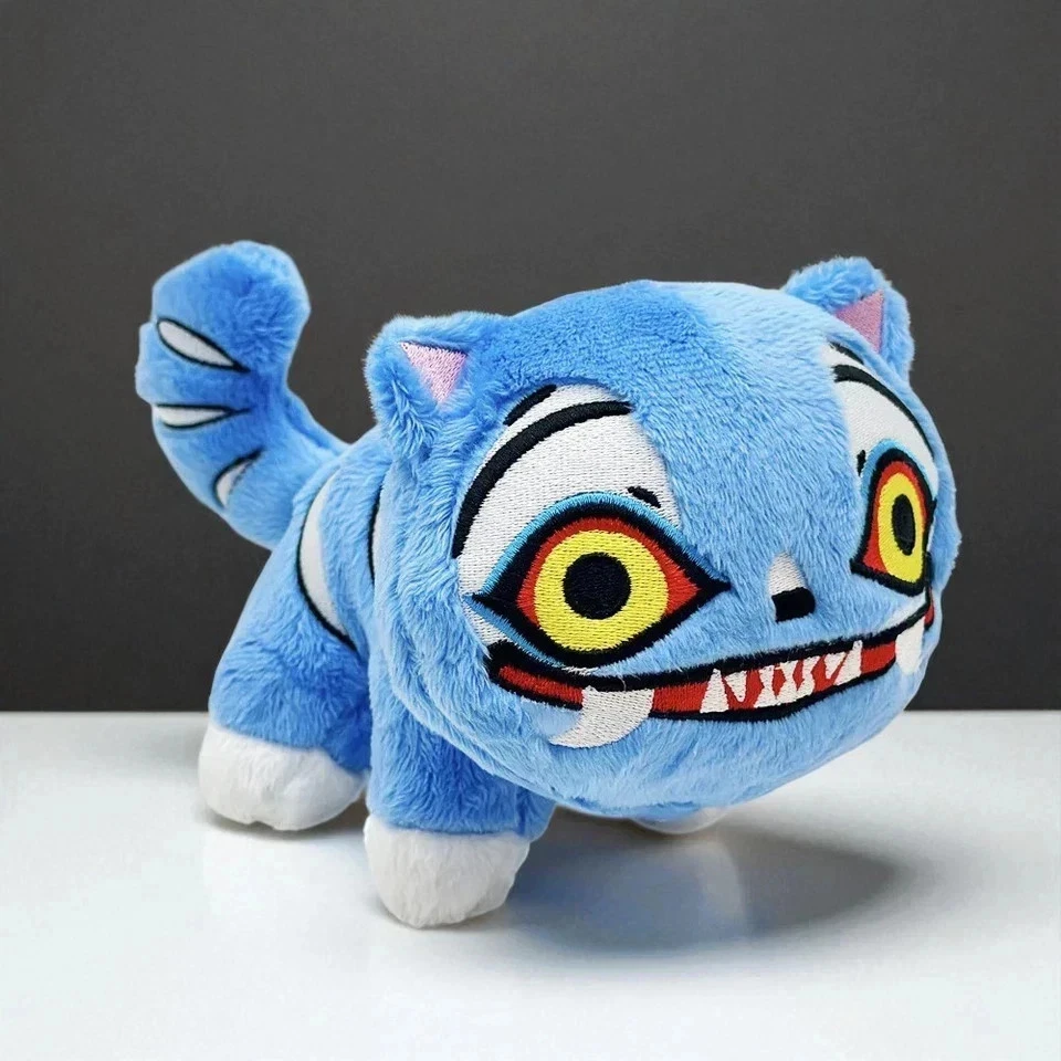 Derpy Tiger Plush Toy Funny Stuffed Animal Cute Gift for Kids & Collectors 18cm - Image 1 of 4