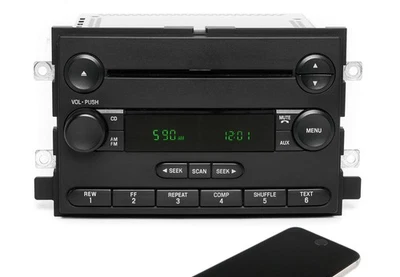 Ford Freestyle Mercury Montego 2005 AM FM radio CD Bluetooth Mod 5F9T-18C869-AG Foto 1 de 4