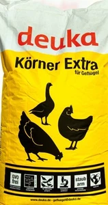 deuka Körner extra 25kg Geflügelfutter Legehennen Hühnerfutter GVO frei staubarm - Bild 1 von 2