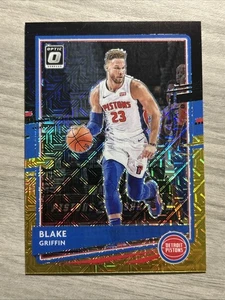 2020-21 Donruss Optic Choice Black Gold Prizm Blake Griffin Pistons #8/8 - Picture 1 of 2
