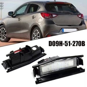 High Performance White LED License Plate Lights for Mazda 2 Mx5 2015up (2Pcs) - Picture 1 of 7