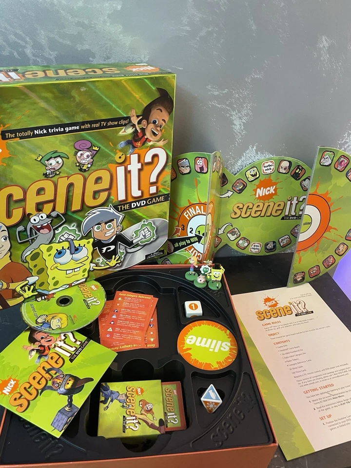 Nick Scene It Interactive DVD Board Game Nickelodeon By Screenlife Complete GC - Image 1 of 4