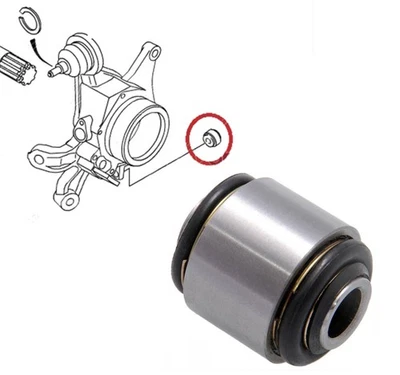 Rear Knuckle Arm Lower Bush Ssangyong Korando Kyron Rexton Rodius Turismo Stavic - Image 1 of 4