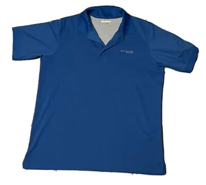 COLUMBIA PFG POLO SHIRT LARGE BLUE FISHING GEAR COLOMBIA PERFORMANCE MENS OMNI - Picture 1 of 13