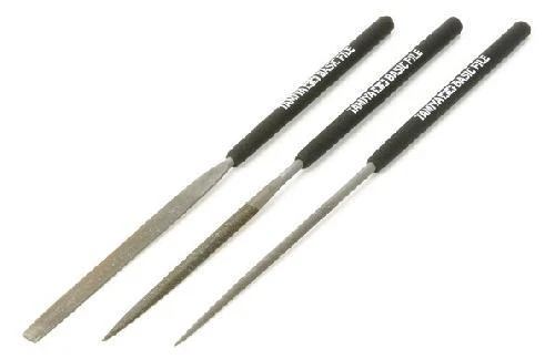 Tamiya #74104 Basic File Set (Smooth Double-Cut) Kit Craft Model Tools NIB - Image 1 of 1