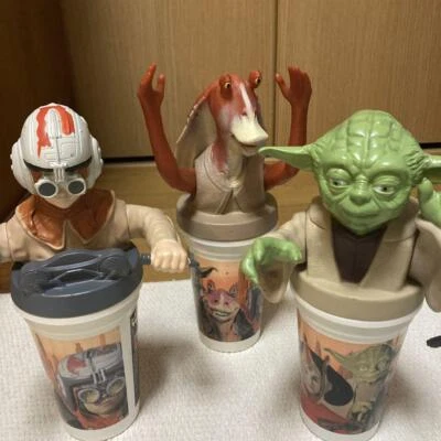 Star Wars figurine cup set of 3 jp - Photo 1/4