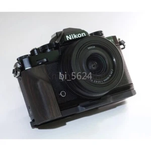 Camera Handle Grip Wood L Plate Bracket Tripod Quick Release for Nikon ZFC Base - Picture 1 of 34