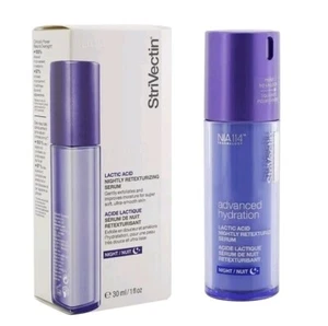StriVectin Lactic Acid Nightly Retexturizing Serum 30ml Advanced Hydration BNIB - Picture 1 of 5