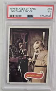 1975 Planet of the Apes Trading card #13 Undeniable Proof PSA 7 Nr Mint - Picture 1 of 2