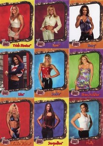 2002 FLEER WWE ABSOLUTE DIVAS COMPLETE 100 CARD BASE SET