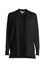 Time and Tru Women’s Cardigan Wrap Size L(12-14) Black Light-weight