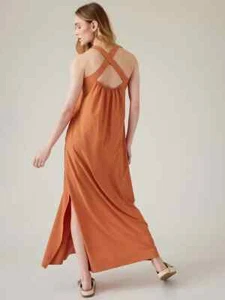 ATHLETA Arrival Dress, Size Large | Sunbaked Clay #601563 NEW - Picture 1 of 6