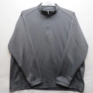 PEBBLE BEACH SWEATER MEN'S XL GRAY OUTDOOR GOLFER 1/4 ZIP PULLOVER FOR ADULT - Picture 1 of 9