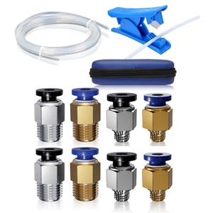 3D Drucker PTFE Set 1m Schlauch PTFE-Cutter 4x PTFE Teflon Schneidewerkzeug - Bild 1 von 4