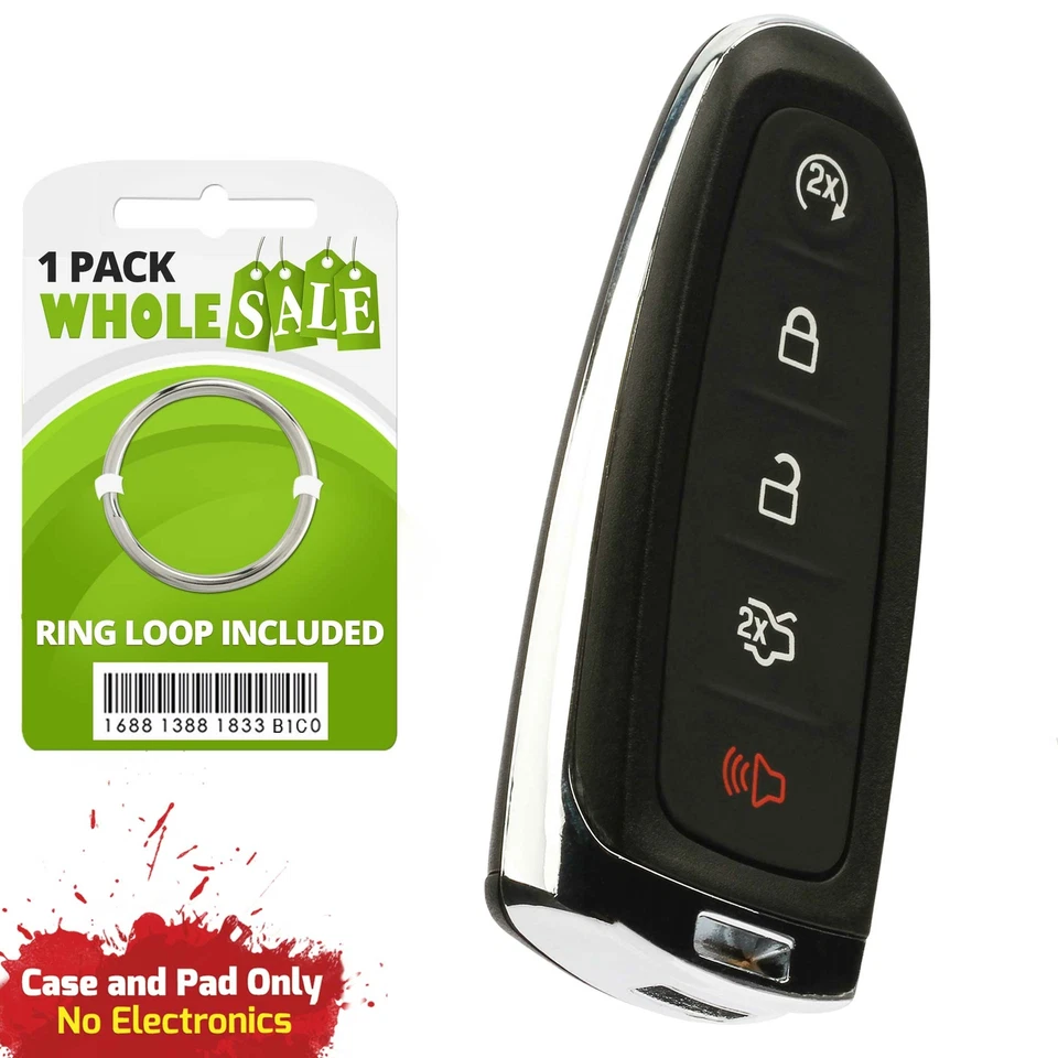 Replacement For 2011 2012 2013 2014 2015 Ford Explorer Key Fob Shell Case - Image 1 of 4