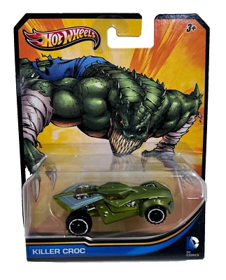 NEW HOT WHEELS MATTEL DC COMICS KILLER CROC CAR 1/64 2012 - Image 1 of 4