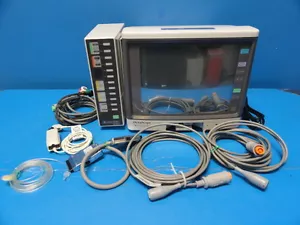 Fukuda Denshi DynaScope DS-3300 Patient Monitor W/ Input Box & Cables (10853) - Picture 1 of 12