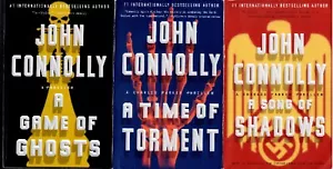 3 John Connolly Novels Time of Torment Game of Ghosts Song of Shadows Paperbacks - Picture 1 of 6