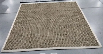 NATURAL / IVORY 6' X 6' Broken Thread Rug, Reduced Price 1172723679 NF114J-6SQ - Image 1 of 4