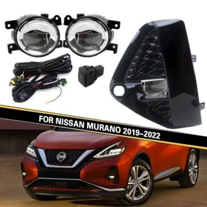 For Nissan Murano 2019-22 LED Fog Light Bumper Frame Cover Daytime Running Light - Picture 1 of 9