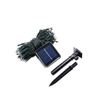 100 LED Solar Outdoor Waterproof Lights Outdoor Garden Wedding Party Christmas24 - Picture 1 of 6
