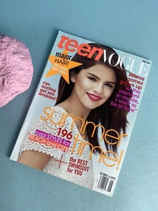 SELENA GOMEZ June/July 2011 TEEN VOGUE Magazine Fashion Hollywood Young - Picture 1 of 8