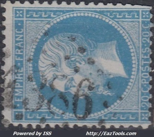 FRANCE EMPIRE N° 22 AVEC OBLITERATION GC 4386 MONTAUDIN MAYENNE A VOIR - Picture 1 of 2