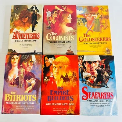 The Australians Series by William Stuart Long Lot Bundle Historical Hardcover - image 1 of 4