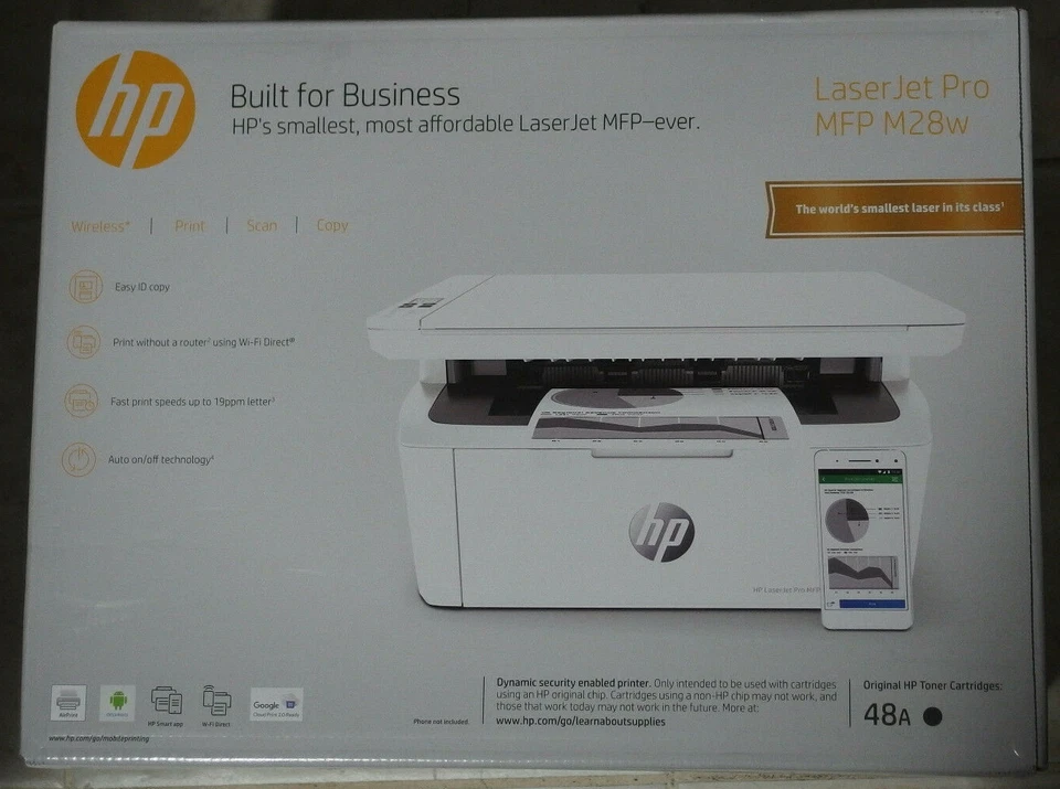 HP LaserJet Pro MFP M28w All-in-One Printer BRAND NEW - Image 1 of 1