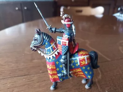 SOLDATINO PIOMBO DE AGOSTINI CAVALIERE MEDIEVALE  - Immagine 1 di 4