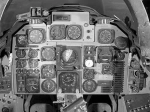 North American A-5A Vigilante Cockpit Control Panel - 1963 - Photo Magnet - Picture 1 of 2