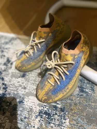 Adidas Yeezy Boost 380 Scarpe da Ginnastica Blu Avena Uk Taglia 6 Ottime Condizioni ???