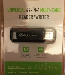 Digipower Universal 42-in-1 Multi Card Reader/ Writer DP-MCR4 - Picture 1 of 2