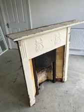 Tiled Fireplace Surround In Antique Fireplaces For Sale Ebay