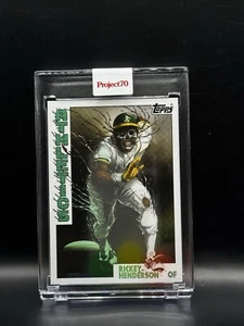 Topps Project70 - Alex Pardee -  Rickey Henderson - A’s #812 - Picture 1 of 2