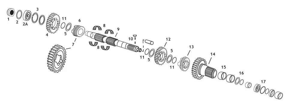 Engranaje de transmisión principal con transmisión por cadena 1980-1984 para Harley Tour Glide Classic FLTC Foto 1 de 1
